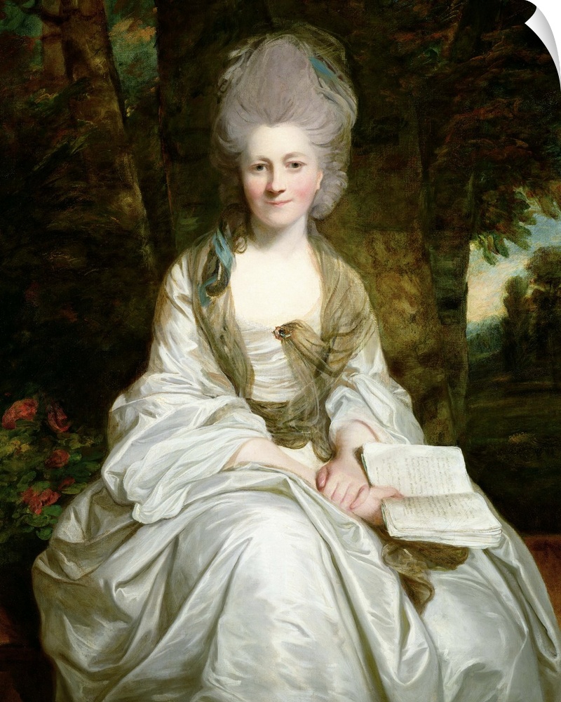 BAL52808 A Portrait of Dorothy Vaughan, Countess of Lisburne, c.1777 (oil on canvas)  by Reynolds, Sir Joshua (1723-92); 1...