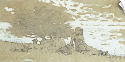 A Shepherdess, 1879