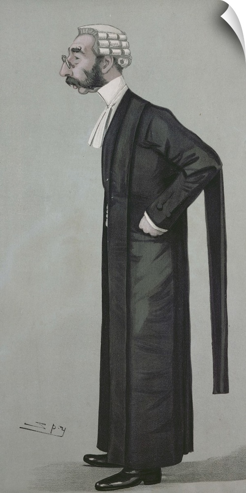 A Sporting Lawyer, form 'Vanity Fair', 17th March 1898