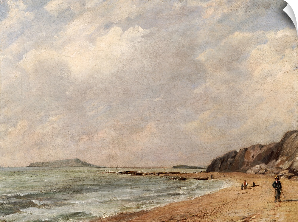 CH376207 Credit: A View of Osmington Bay, Dorset, Looking Towards Portland Island by John Constable (1776-1837)Private Col...