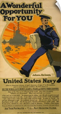A Wonderful Opportunity For You--United States Navy, 1917