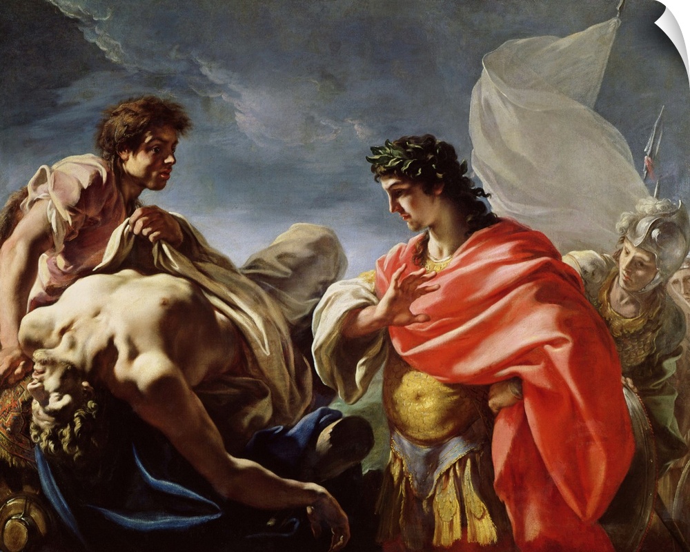 Achilles Contemplating the Body of Patroclus