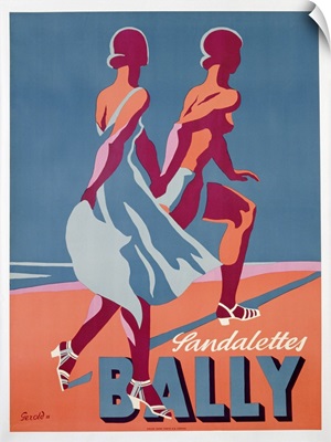 Advertisement for Bally sandals, 1935