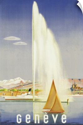Advertisement for travel to Geneva, c.1937