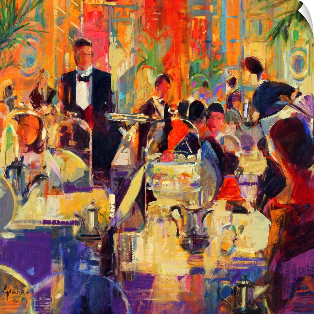 Afternoon at the Ritz (originally oil on canvas) by Graham, Peter