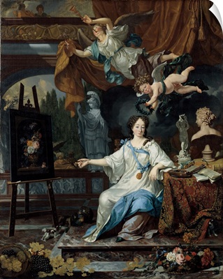Allegorical Portrait Of An Artist In Her Studio, C1675-1685