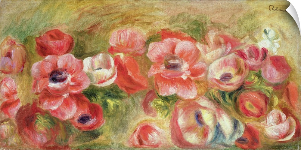 Anemones, 1890 (Originally oil on canvas)