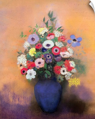 Anemones and lilac in a Blue Vase, after 1912