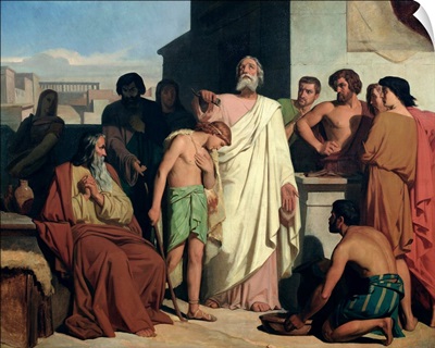 Anointing of David by Samuel, 1842