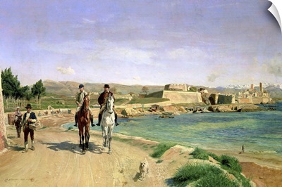 Antibes, the Horse Ride, 1868