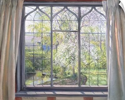 Apple Blossom Against Willow, 1990