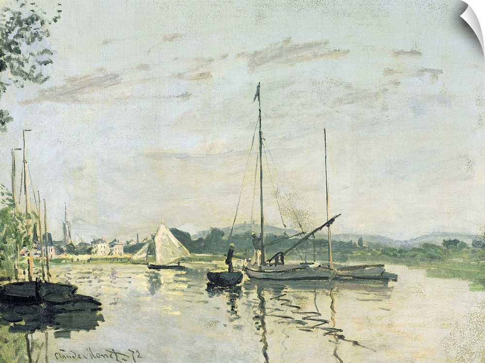 XIR201624 Argenteuil, 1872 (oil on canvas)  by Monet, Claude (1840-1926); 50x65 cm; Musee d'Orsay, Paris, France; Giraudon...