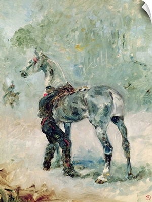 Artilleryman Saddling his Horse, 1879