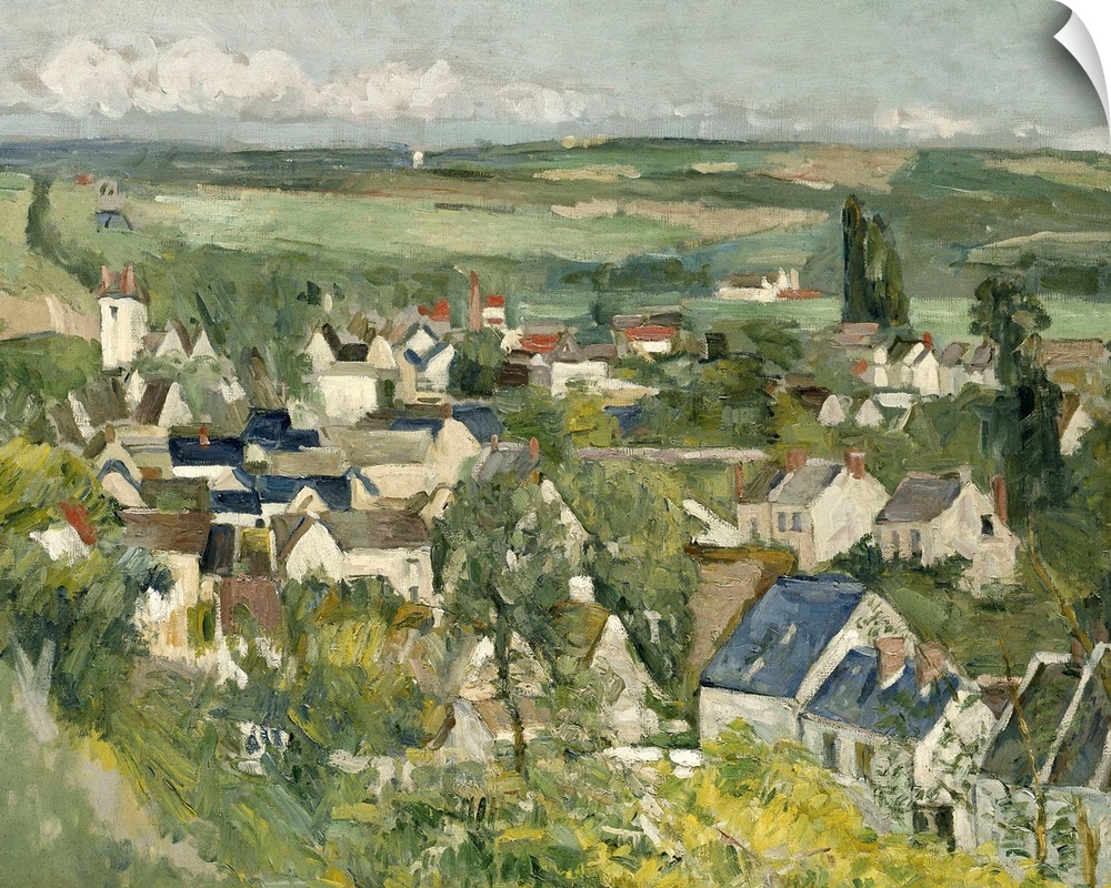 Auvers, Panoramic View, 1873-75, oil on canvas.
