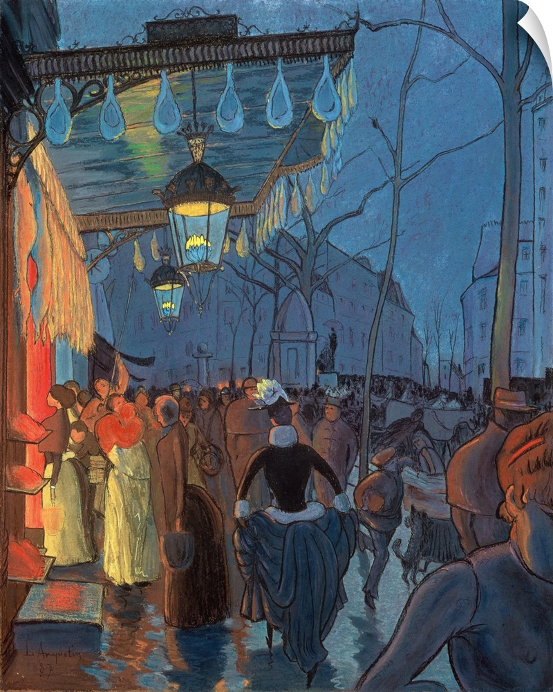 Avenue de Clichy, Paris, 1887