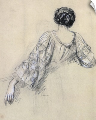 Back of a Young Woman (study for 'La Malaria')