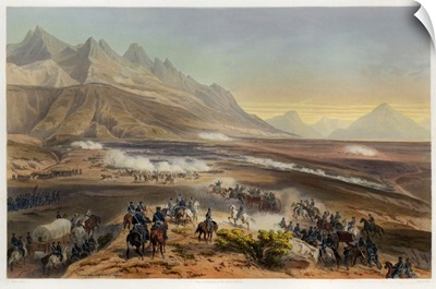 Battle Of Buena Vista, From The War Between The United States And Mexico, Pub 1851