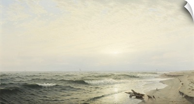 Beach at Long Branch: Sunrise, 1872 (oil on canvas)
