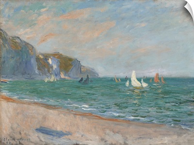 Boats Below The Pourville Cliffs (Bateaux Devant Les Falaises De Pourville), 1882