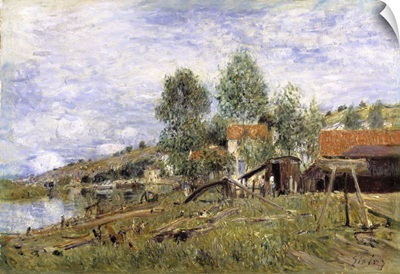 Boatyard at Saint-Mammes, 1886