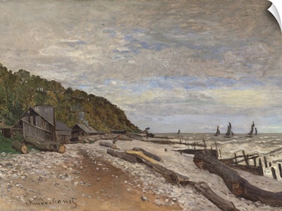 Boatyard Near Honfleur (Le Chantier De Petits Navires, Pres De Honfleur), 1864