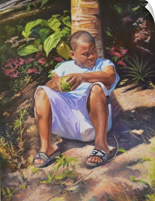 Boy, Breadfruit, Coconut, 2019