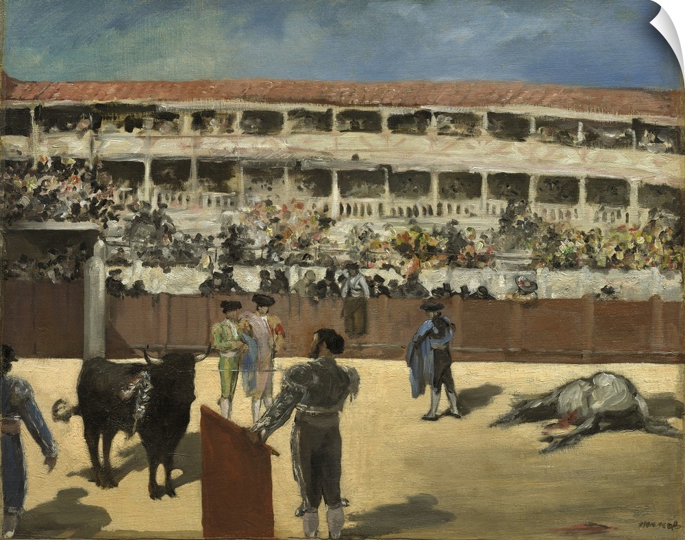 Bullfight, 1865-66, oil on canvas.