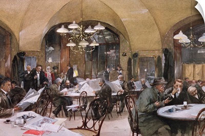 Cafe Griensteidl, Vienna, 1890
