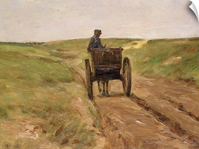 Cart in Katwijk, 1889