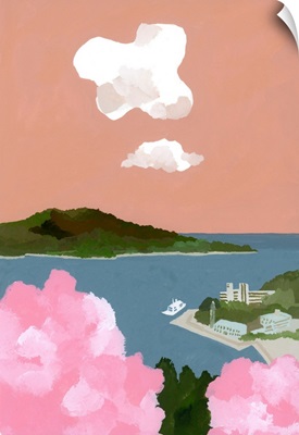 Cherry Blossoms And Harbors
