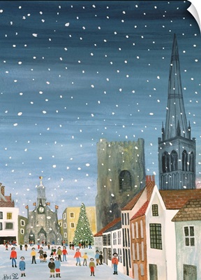 Chichester Cathedral, A Snow Scene