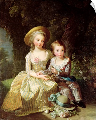 Child portraits of Marie-Therese-Charlotte of France (1778-1851)