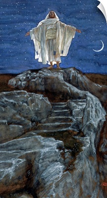 Christ Going Out Alone into a Mountain to Pray, illustration for The Life of Christ