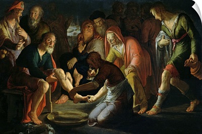 Christ Washing the Disciples' Feet, by Peter Wtewael, 1623