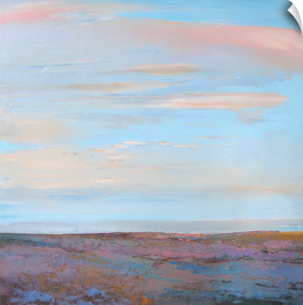 Clear Blue Day, 2012, originally oil on canvas.