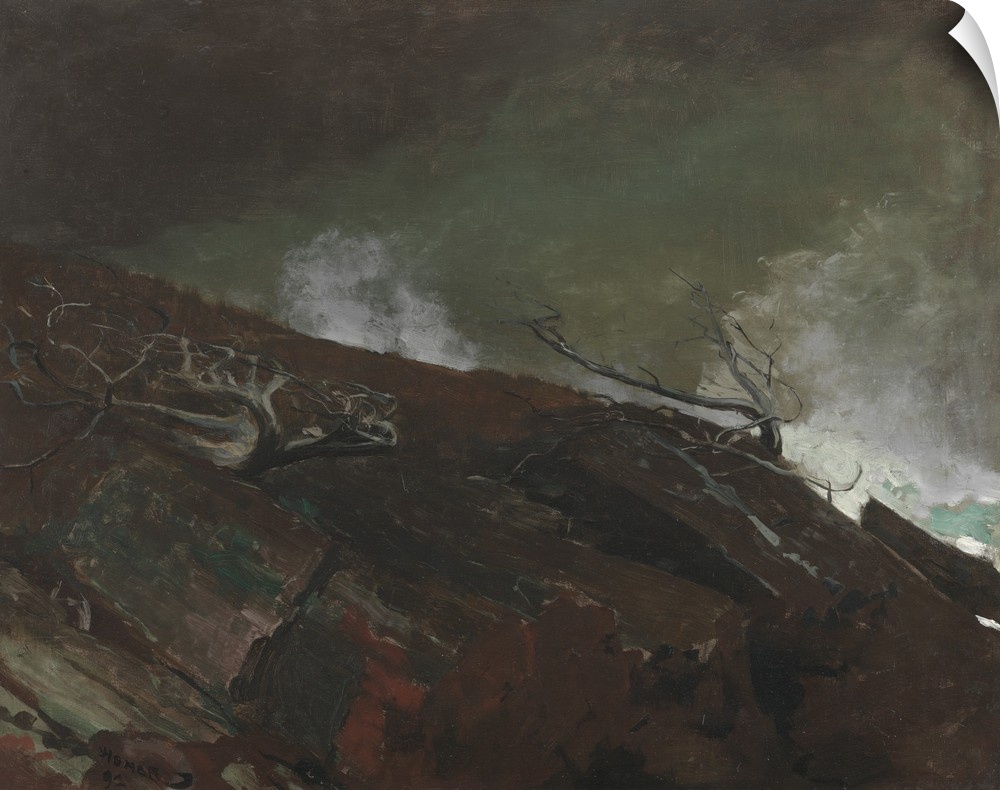 Coast of Maine, 1893, oil on canvas.