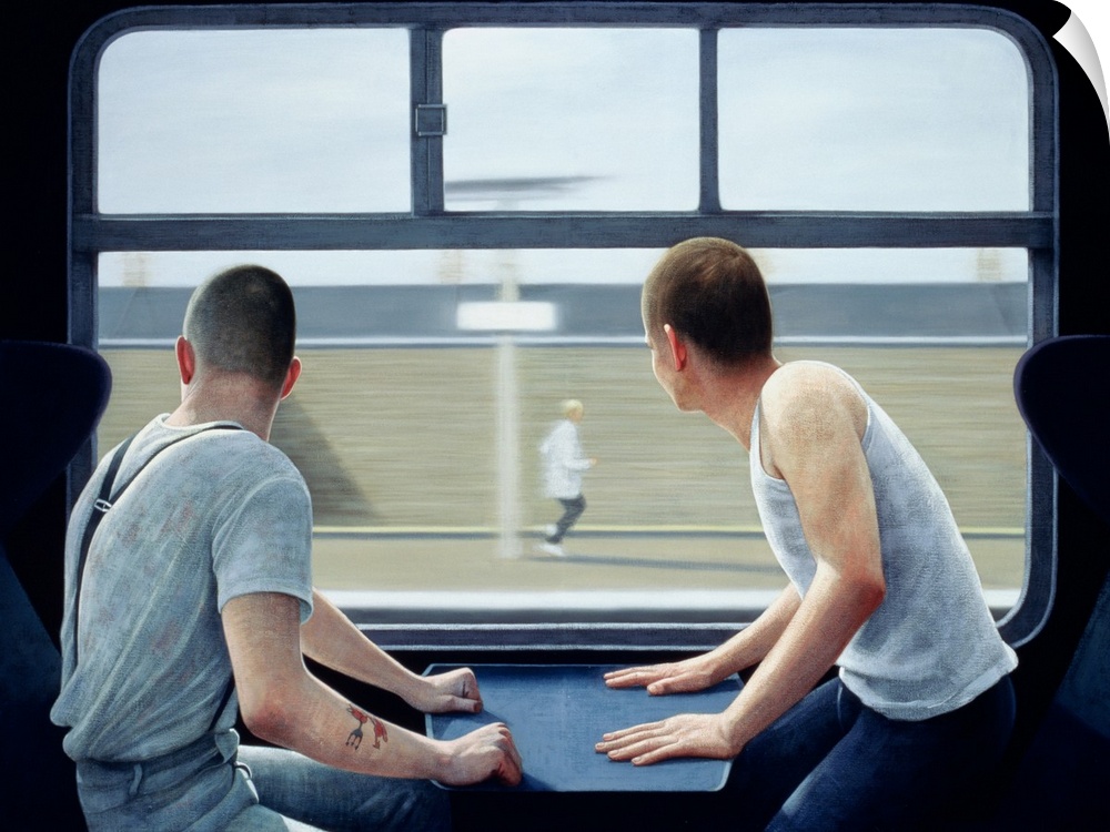 GDE173365 Compartments 2, 1979 (acrylic on canvas) by Dean, Graham ; 179x128 cm; ING Art Collection, Amsterdam, The Nether...