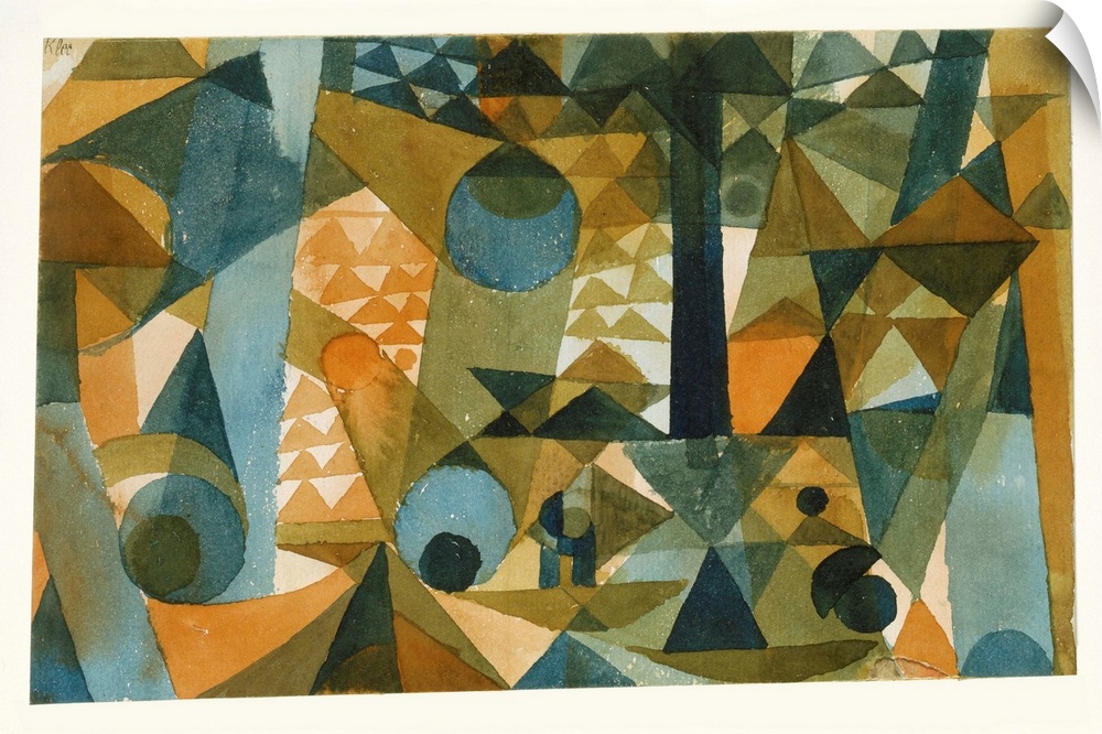Composition, 1915 (originally w/c on paper) by Klee, Paul (1879-1940)
