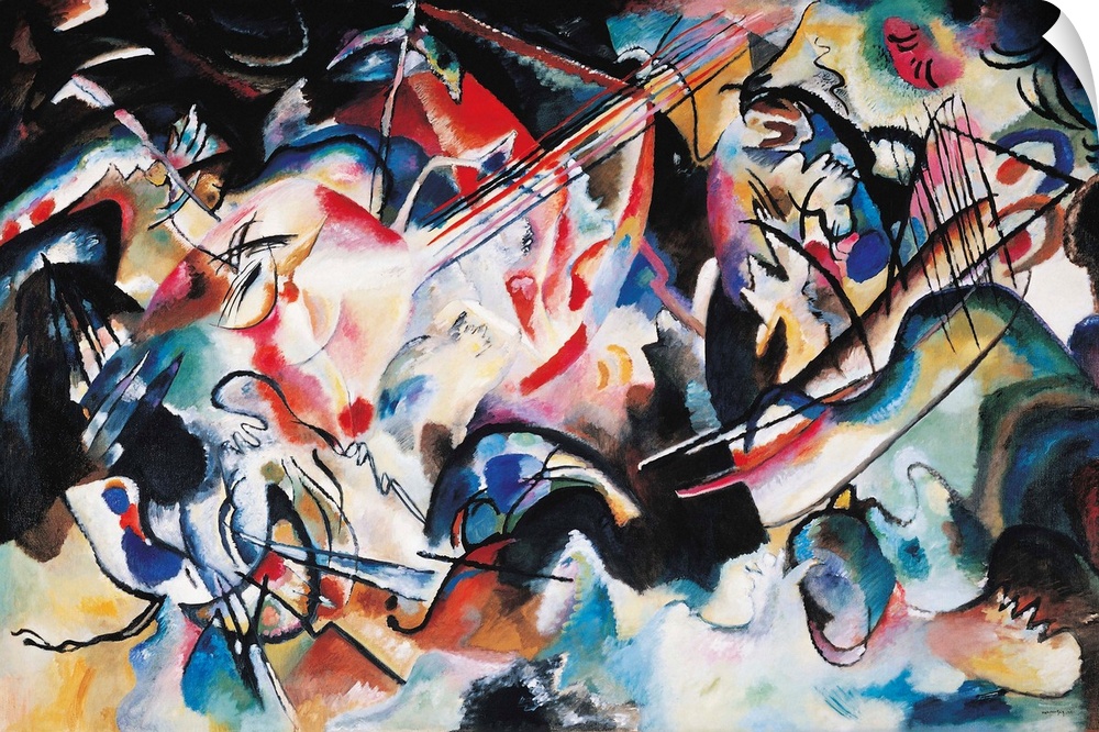 Composition No 6, 1913, by Wassily Kandinsky (1866-1944), originally oil on canvas, Russia, 20th century