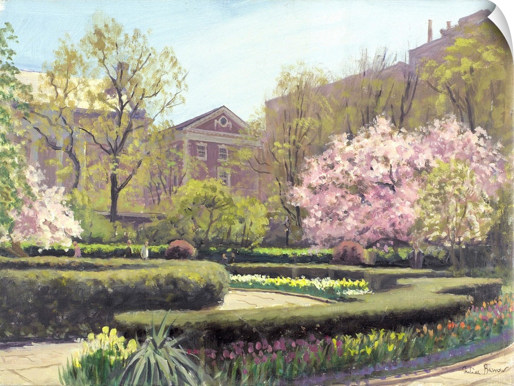 JBA172700 Conservatory Gardens, New York (oil on canvas) by Barrow, Julian (Contemporary Artist)