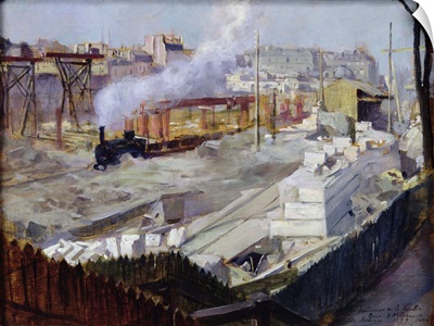 Construction Of The New Orleans Station, Quai d'Orsay, 1899