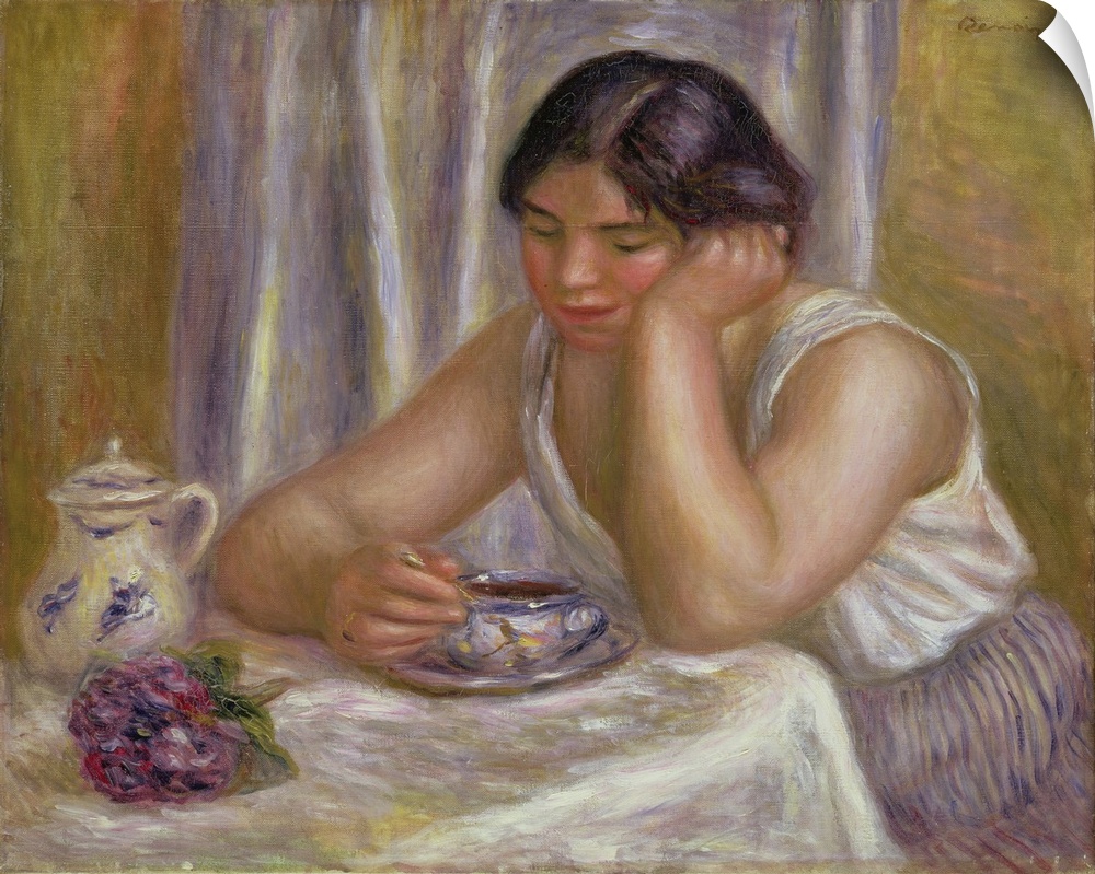 Cup Of Chocolate (Originally oil on canvas)