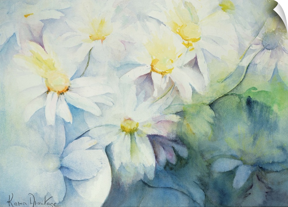 KA14268 Daisies, Shasta by Armitage, Karen (Contemporary Artist); Private Collection; English,  in copyright..PLEASE NOTE:...
