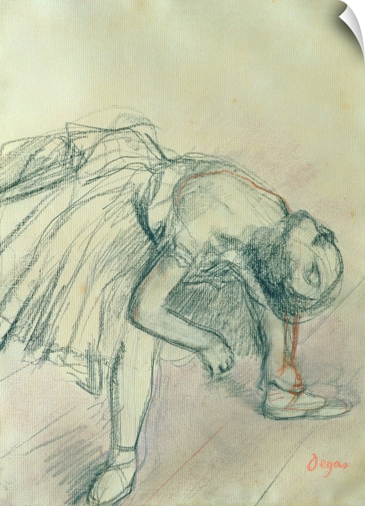 Dancer Fixing her Slipper, c.1865