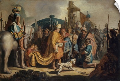 David With The Head Of Goliath Before Saul, 1627