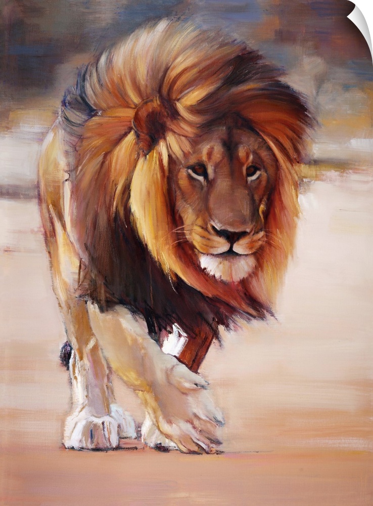 Desert King, 2020. Originally oil on canvas.