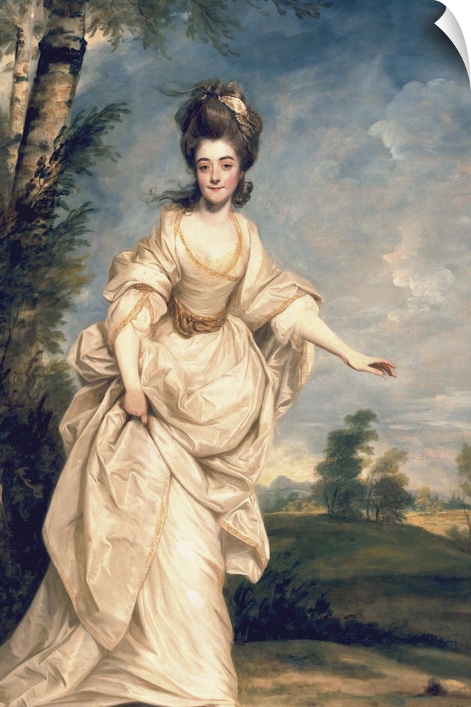 HEH416339 Diana, Viscountess Crosbie, 1777 (oil on canvas)  by Reynolds, Sir Joshua (1723-92); 240.7x147.3 cm; Huntington ...