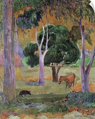 Dominican Landscape or, Landscape with a Pig and Horse, 1903