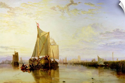 Dort or Dordrecht: The Dort Packet-Boat from Rotterdam Becalmed, 1817-18