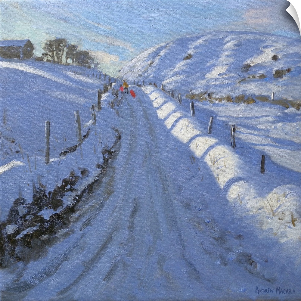 Derbyshire. Originally oil on canvas.